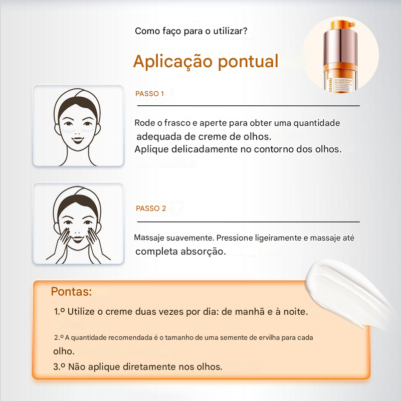 Tratamento em Gel Antirrugas – Elimina Bolsas e Olheiras