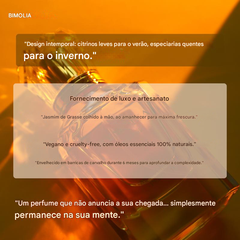 Perfume Duradouro – Baunilha, almíscar e notas amadeiradas