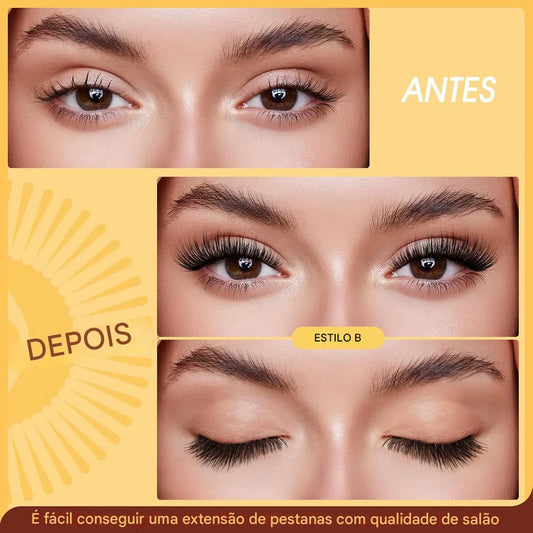 Kit Pestanas Magnéticas - Volume e Olhar Intenso
